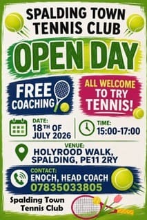 Featured image for “Spalding Town Tennis Club Open Day”